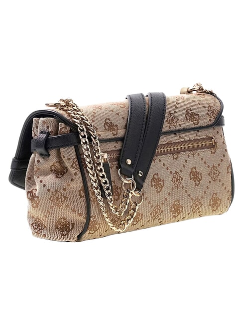 DOROTHY Borsa bauletto a tracolla latte logo/black - Borse Donna