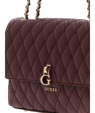 GUESS TAMARA Borsa a tracolla, trapuntata merlot - Borse Donna - 3