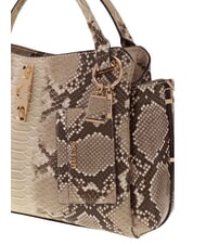 GUESS YVONNE LOGO Borsa a mano, con tracolla natural - Borse Donna - 5
