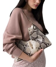 GUESS YVONNE LOGO Borsa a spalla natural - Borse Donna - 2