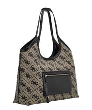 GUESS SAMANTHA Borsa a spalla black logo - Borse Donna - 2