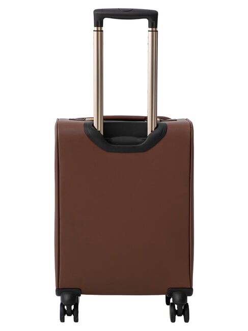 SAMANTHA 18 Trolley bagaglio a mano latte logo/brown - Bagagli a mano
