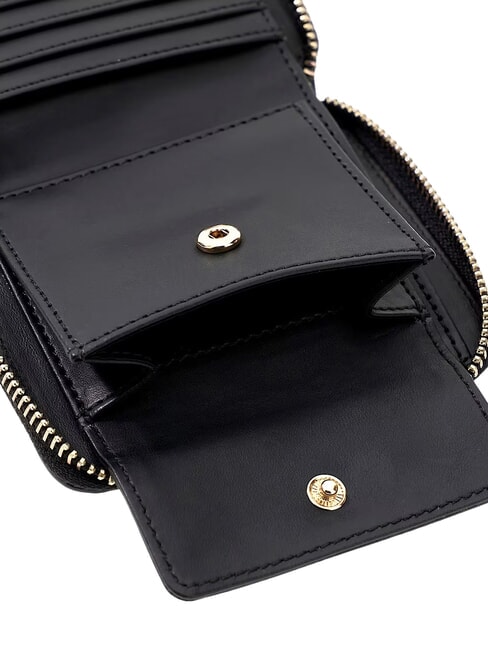 CARMELLA Portafoglio compatto black logo - Portafogli Donna