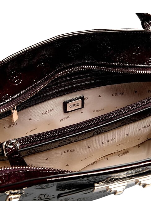 CARMELLA Borsa a mano, con tracolla burgundy logo - Borse Donna