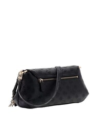 GUESS CARMELLA Borsa a tracolla black logo - Borse Donna - 2
