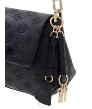 GUESS CARMELLA Borsa a tracolla black logo - Borse Donna - 3