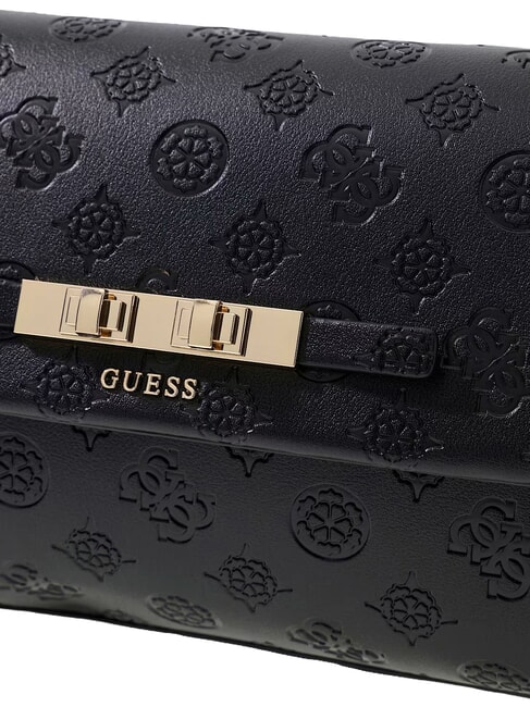 CARMELLA Borsa a tracolla black logo - Borse Donna
