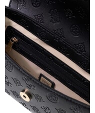 GUESS CARMELLA Borsa a tracolla black logo - Borse Donna - 5