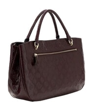 GUESS CARMELLA Borsa a mano, con tracolla burgundy logo - Borse Donna - 3