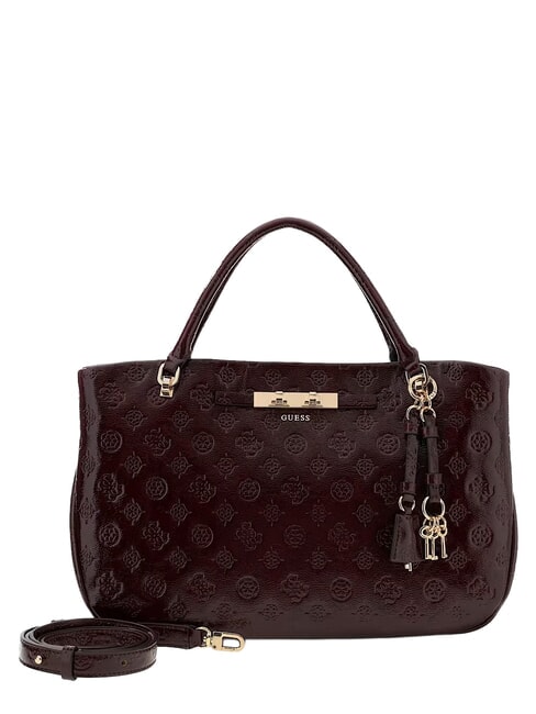 CARMELLA Borsa a mano, con tracolla burgundy logo - Borse Donna