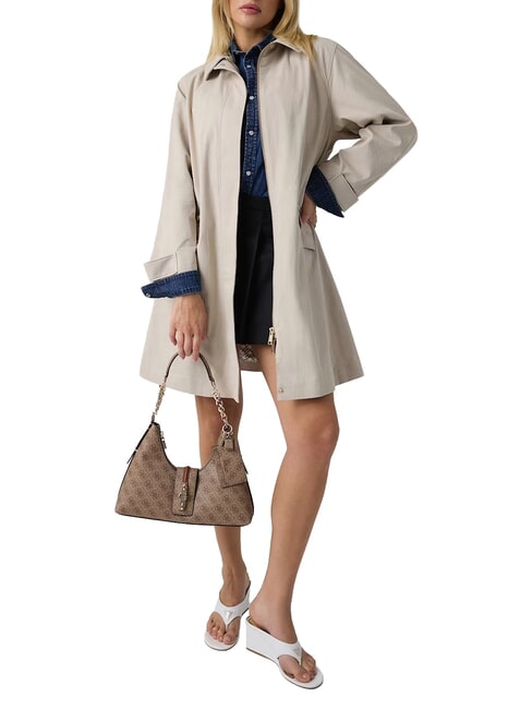 YVONNE LOGO Borsa a spalla LATTE LOGO - Borse Donna