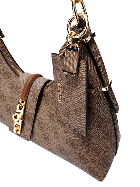 YVONNE LOGO Borsa a spalla LATTE LOGO - Borse Donna