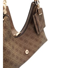 GUESS YVONNE LOGO Borsa a spalla LATTE LOGO - Borse Donna - 5