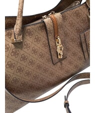 GUESS YVONNE LOGO Borsa a mano, con tracolla LATTE LOGO - Borse Donna - 4