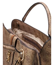 GUESS YVONNE LOGO Borsa a mano, con tracolla LATTE LOGO - Borse Donna - 5