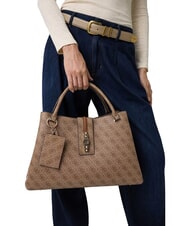 GUESS YVONNE LOGO Borsa a mano, con tracolla LATTE LOGO - Borse Donna - 7