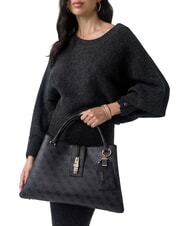 GUESS YVONNE LOGO Borsa a mano, con tracolla coal - Borse Donna - 8