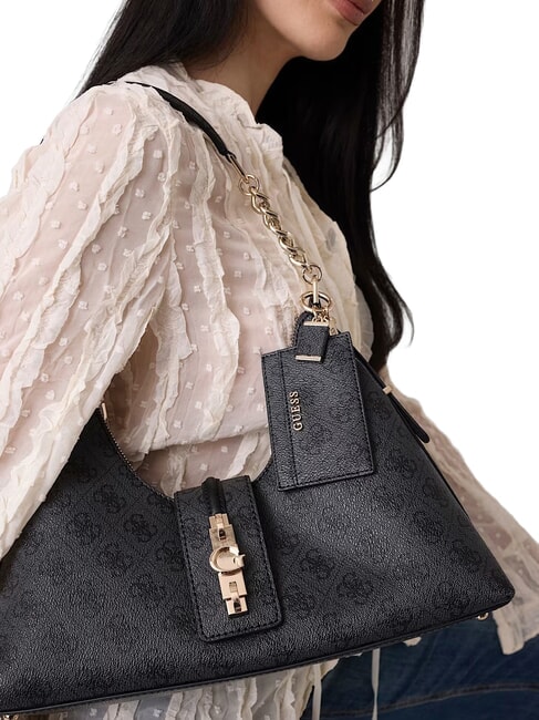 YVONNE LOGO Borsa a spalla coal - Borse Donna