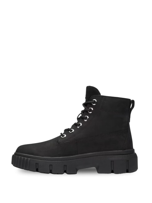GREYFIELD Anfibi in pelle NERO - Scarpe Donna