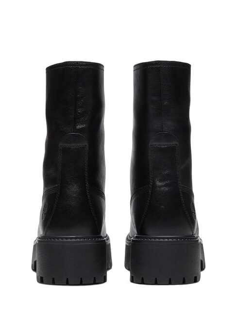 STONE STREET Stivaletti in pelle black full grain - Scarpe Donna