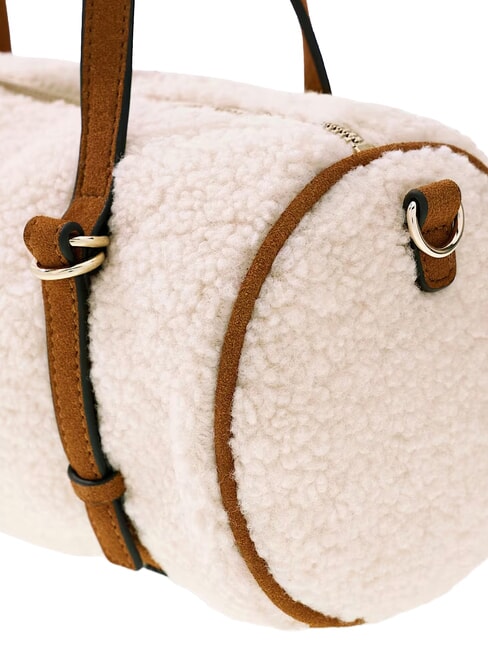 TAYLOR Borsa bauletto a mano, con tracolla off white/cognac - Borse Donna
