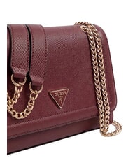 GUESS NOELLE 2 Borsetta a tracolla burgundy - Borse Donna - 5