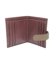 BORBONESE BRUNCH Portafoglio compatto op naturale/merlot - Portafogli Donna - 2