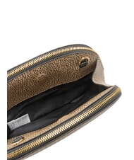 BORBONESE OUTLINE Borsa a tracolla regolabile op naturale/nero - Borse Donna - 5
