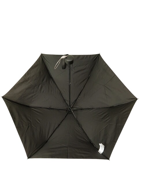 LOGO Ombrello mini, manuale nero/op naturale - Ombrelli