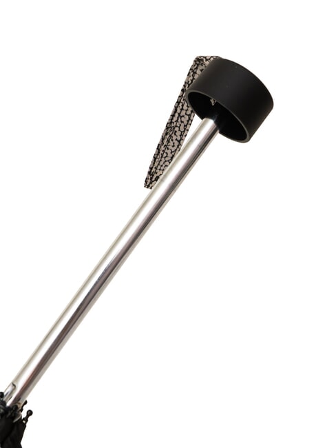 LOGO Ombrello mini, manuale nero/op naturale - Ombrelli