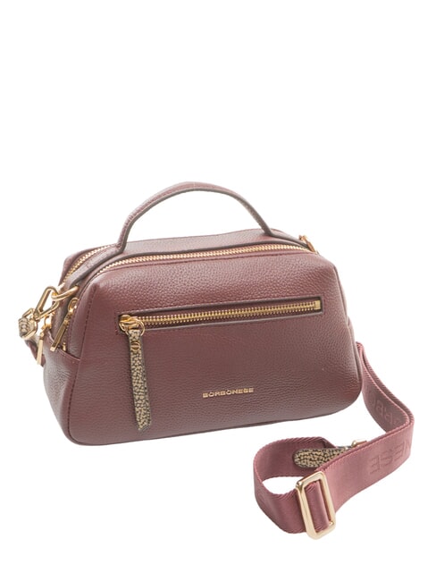 TRUNK BAGS Borsa bauletto a mano, con tracolla merlot/op naturale - Borse Donna