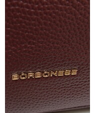 BORBONESE TRUNK BAGS Borsa bauletto a mano, con tracolla merlot/op naturale - Borse Donna - 4
