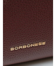 BORBONESE TRUNK BAGS Borsa bauletto a mano, con tracolla merlot/op naturale - Borse Donna - 3