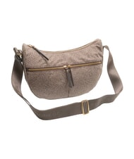 BORBONESE LUNA FLEXOS ZIP Borsa a tracolla op naturale/testa moro - Borse Donna - 2