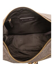 BORBONESE LUNA FLEXOS ZIP Borsa a tracolla op naturale/testa moro - Borse Donna - 5