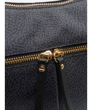 BORBONESE LUNA FLEXOS ZIP Borsa a tracolla Nero - Borse Donna - 3