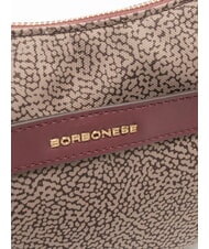 BORBONESE LUNA DOWNTOWN Borsa mini a tracolla op naturale/merlot - Borse Donna - 3