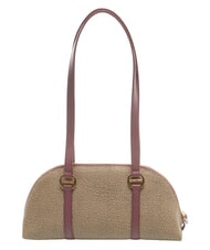 BORBONESE OUTLINE Borsa bauletto a spalla op naturale/merlot - Borse Donna - 4