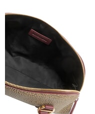 BORBONESE OUTLINE Borsa bauletto a spalla op naturale/merlot - Borse Donna - 5