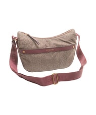 BORBONESE LUNA DOWNTOWN Borsa a tracolla regolabile op naturale/merlot - Borse Donna - 2