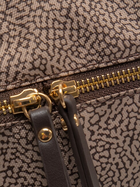 LUNA FLEXOS ZIP Borsa a tracolla, regolabile op naturale/testa moro - Borse Donna