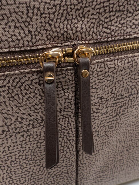 FLEXOS ZIP Borsa shopping a mano, con tracolla op naturale/testa moro - Borse Donna