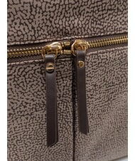 BORBONESE FLEXOS ZIP Borsa shopping a mano, con tracolla op naturale/testa moro - Borse Donna - 4