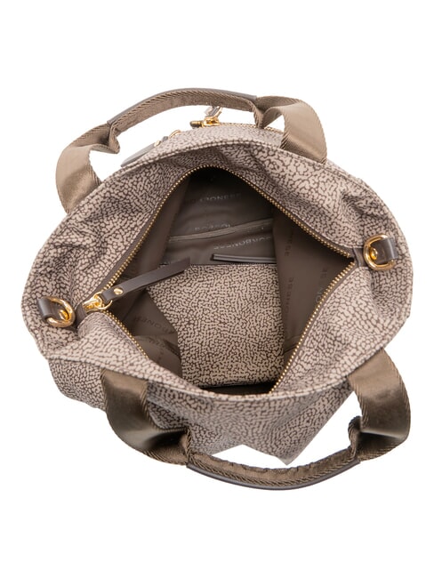 FLEXOS ZIP Borsa shopping a mano, con tracolla op naturale/testa moro - Borse Donna