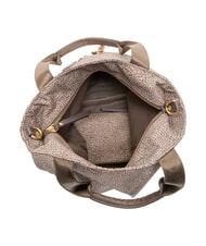 BORBONESE FLEXOS ZIP Borsa shopping a mano, con tracolla op naturale/testa moro - Borse Donna - 5