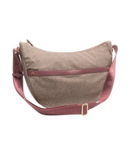BORBONESE LUNA DOWNTOWN Borsa a tracolla regolabile op naturale/merlot - Borse Donna - 2