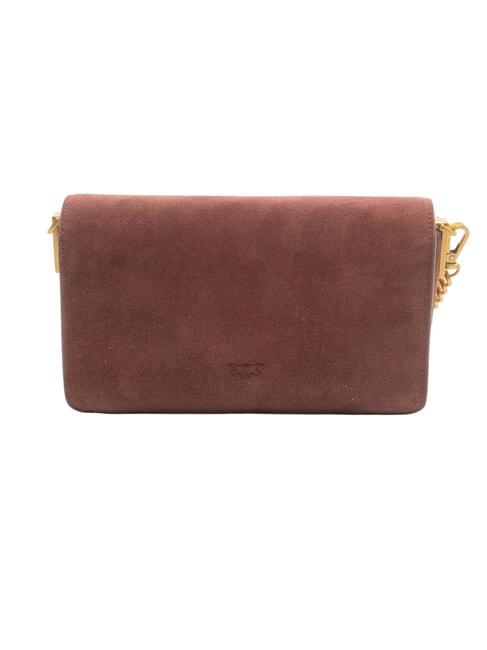 LOVE ONE SLOUCHY Borsa mini a tracolla, in pelle borgogna-antique gold - Borse Donna