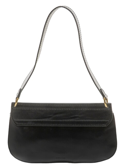 ERICA Borsa a spalla, in pelle Nero Oro - Borse Donna