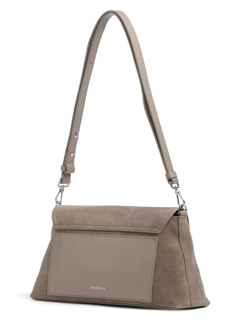 NIKLA SUEDE BIMATERIAL Borsa a spalla warm taupe - Borse Donna
