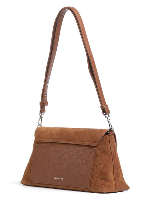 NIKLA SUEDE BIMATERIAL Borsa a spalla cognac - Borse Donna